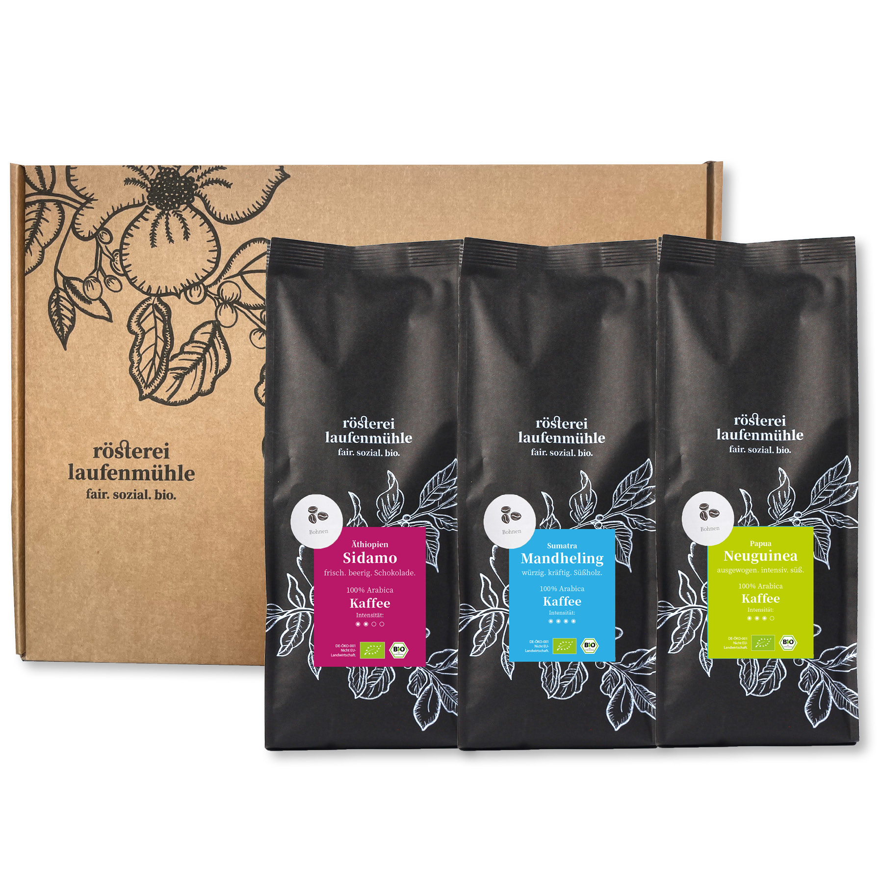 Set "Afrika, Asien & Ozeanien" - Espresso Set "Afrika, Asien & Ozeanien" - Espresso