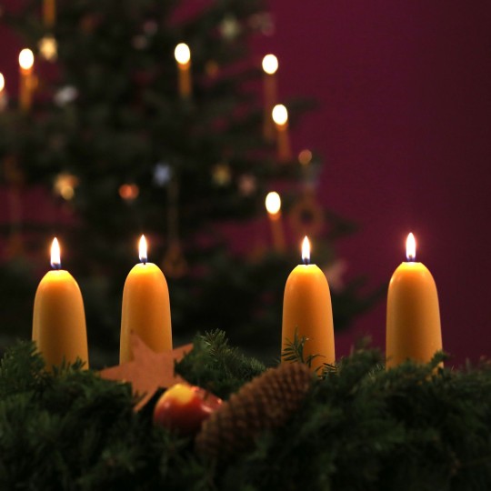 Kerze (Advent), 1 Stück Kerze (Advent), 1 Stück