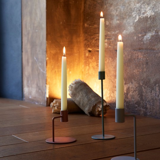 Tafelkerze/Leuchterkerze klein, naturweiß, 5 Stück Tafelkerze/Leuchterkerze klein, naturweiß, 5 Stück